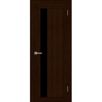 Межкомнатная дверь UniLine 30004 (Дуб шоколадный) остекленная