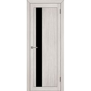 Межкомнатная дверь UniLine 30004 (Капучино велюр) остекленная