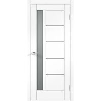 Межкомнатная дверь SoftTouch PREMIER 3 Ясень белый структурный со стеклом мателюкс