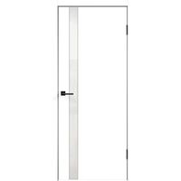 Межкомнатная дверь эмаль SCANDI 1 Z1 RAL 9003 белый со стеклом лакобель белое