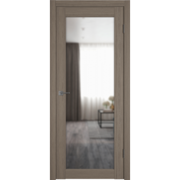 Межкомнатная дверь Atum Pro 32 (Brun Oak) зеркало с одной стороны