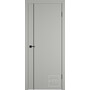 Межкомнатная дверь ВФД Basic 1V Emalex Taupe ABS black Black mould с врезкой под защелку 600х2000