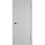 Межкомнатная дверь ВФД Basic Emalex Steel ABS black с врезкой под защелку 600х2000