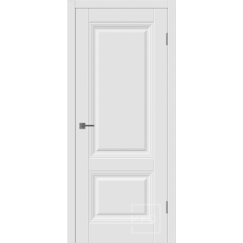Межкомнатная дверь Барселона 2 (Белая эмаль) глухая