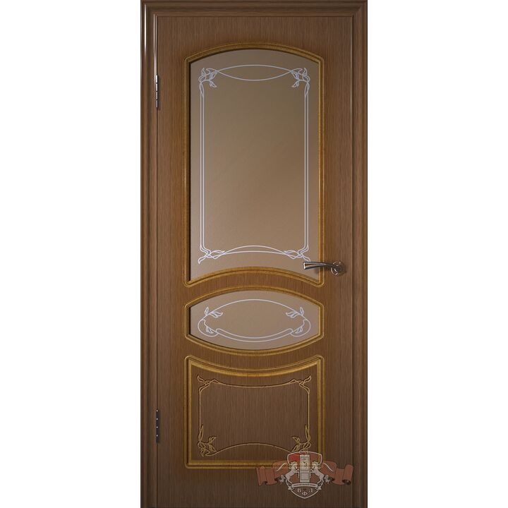 Дверь Версаль ДО Орех ст. бронза