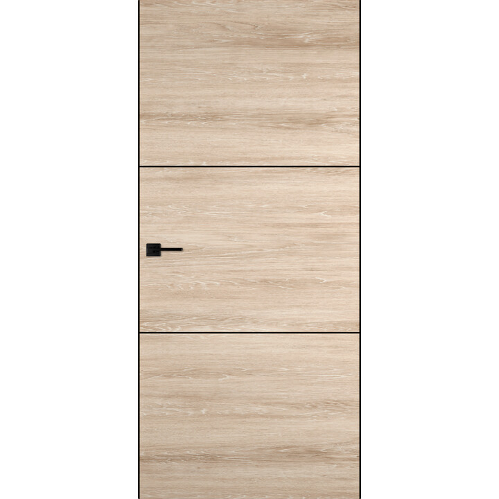 Межкомнатная дверь Urban 2 Invisible Sand Vellum 2х BE с врезкой под защелку 800х2000