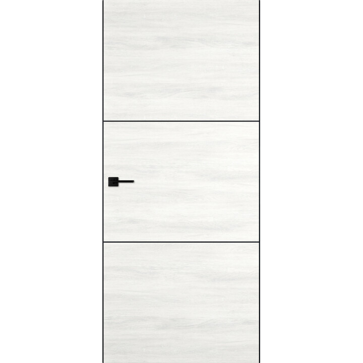 Межкомнатная дверь ВФД Urban 2 Invisible Nord Vellum 2х BE с врезкой под защелку 600х2000