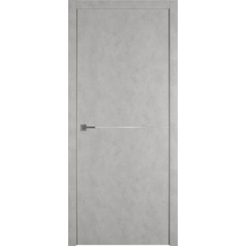 Межкомнатная дверь Urban 1 (Antic Loft) алюминиевая кромка и молдинг хром