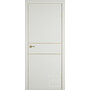 Межкомнатная дверь Urban 2H Emalex Midwhite 4х GE Gold mould с врезкой под защелку и петли AGB 800х2000
